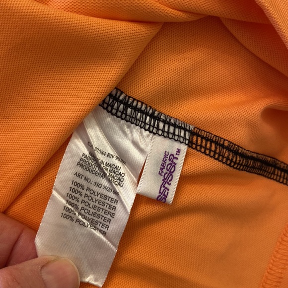 J.Lindeberg mens mock collar golf shirt - Picture 3 of 4